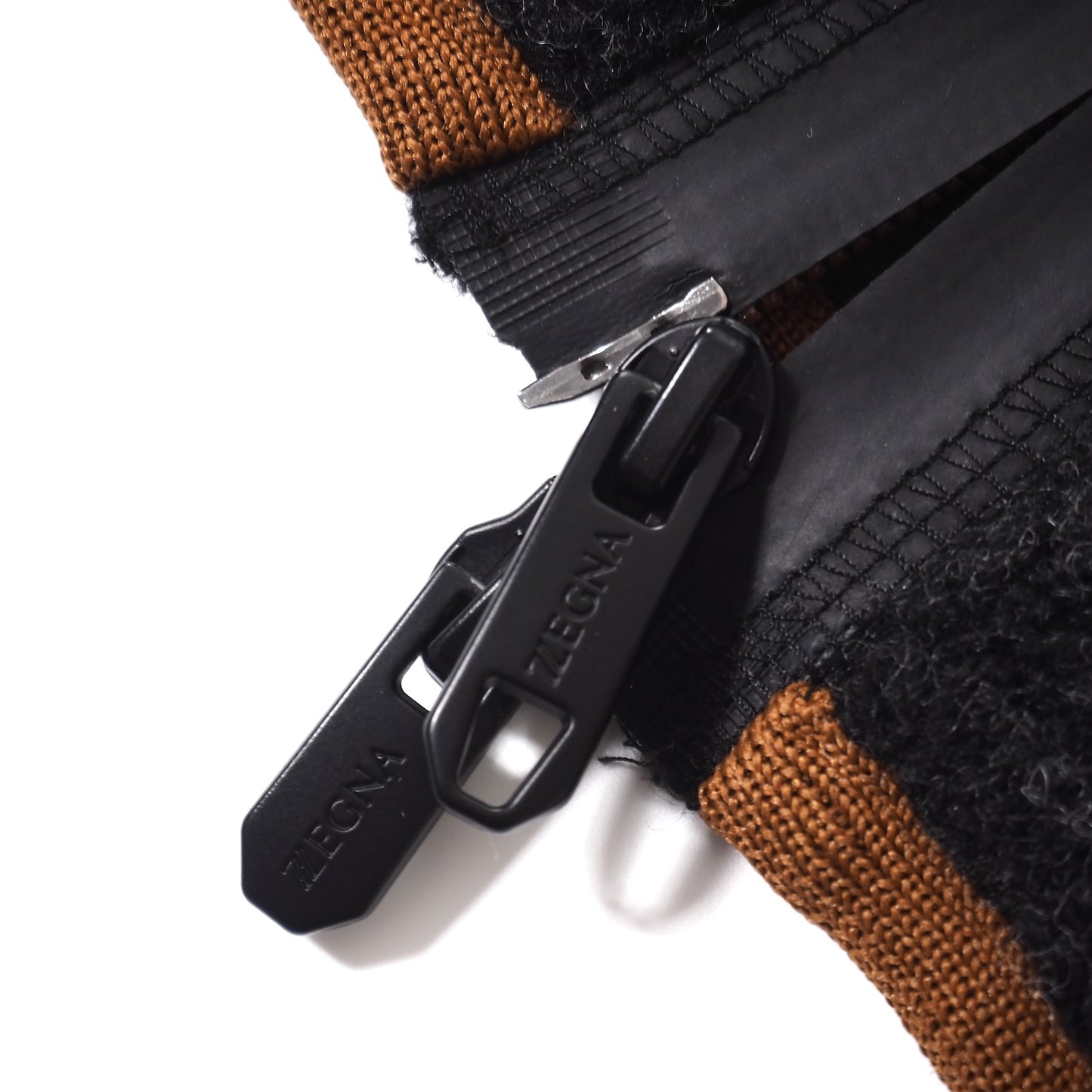美品 ゼニア ZEGNA 現行 ノースリーブ フリース ジャケット M ダークグレー メンズ 正規品 5-ZI022