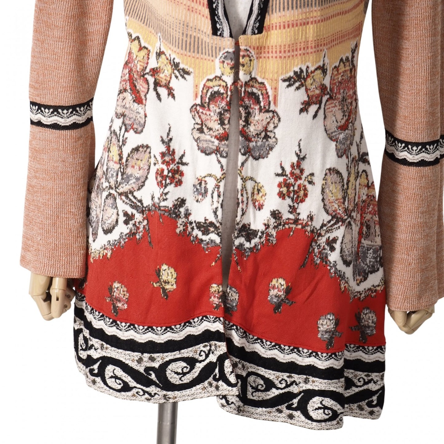 エトロ ETRO 花柄 刺繍 カーディガン 42 マルチカラー レディース 正規品 5-ZJ006