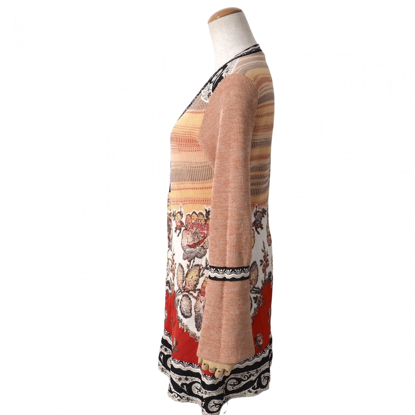 エトロ ETRO 花柄 刺繍 カーディガン 42 マルチカラー レディース 正規品 5-ZJ006