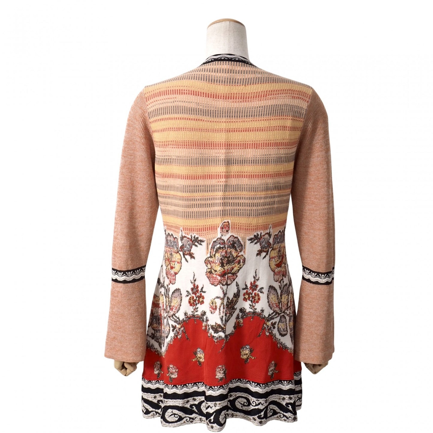 エトロ ETRO 花柄 刺繍 カーディガン 42 マルチカラー レディース 正規品 5-ZJ006