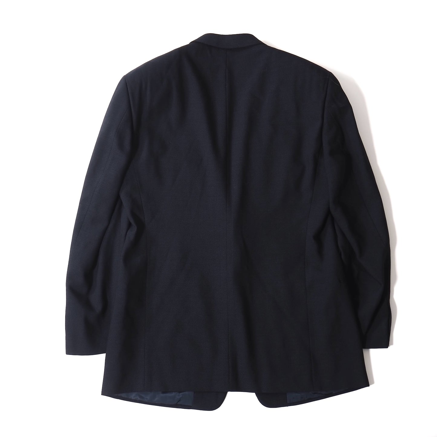 美品 ジョルジオアルマーニ Giorgio Armani ヴィンテージ イタリア製 ウールシルク セットアップ スーツ 50 ブラック メンズ 正規品 5-ZJ016