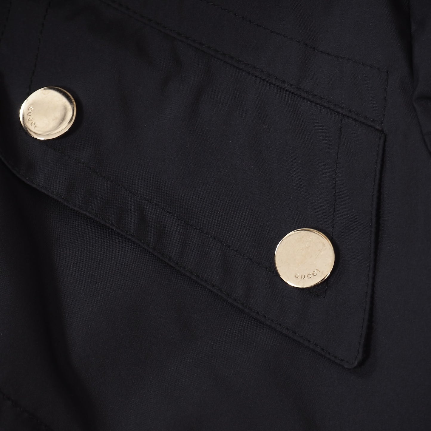 良品 グッチ GUCCI マーモットファー パデッドコート 中綿 38 ブラック レディース 正規品 5-ZJ019