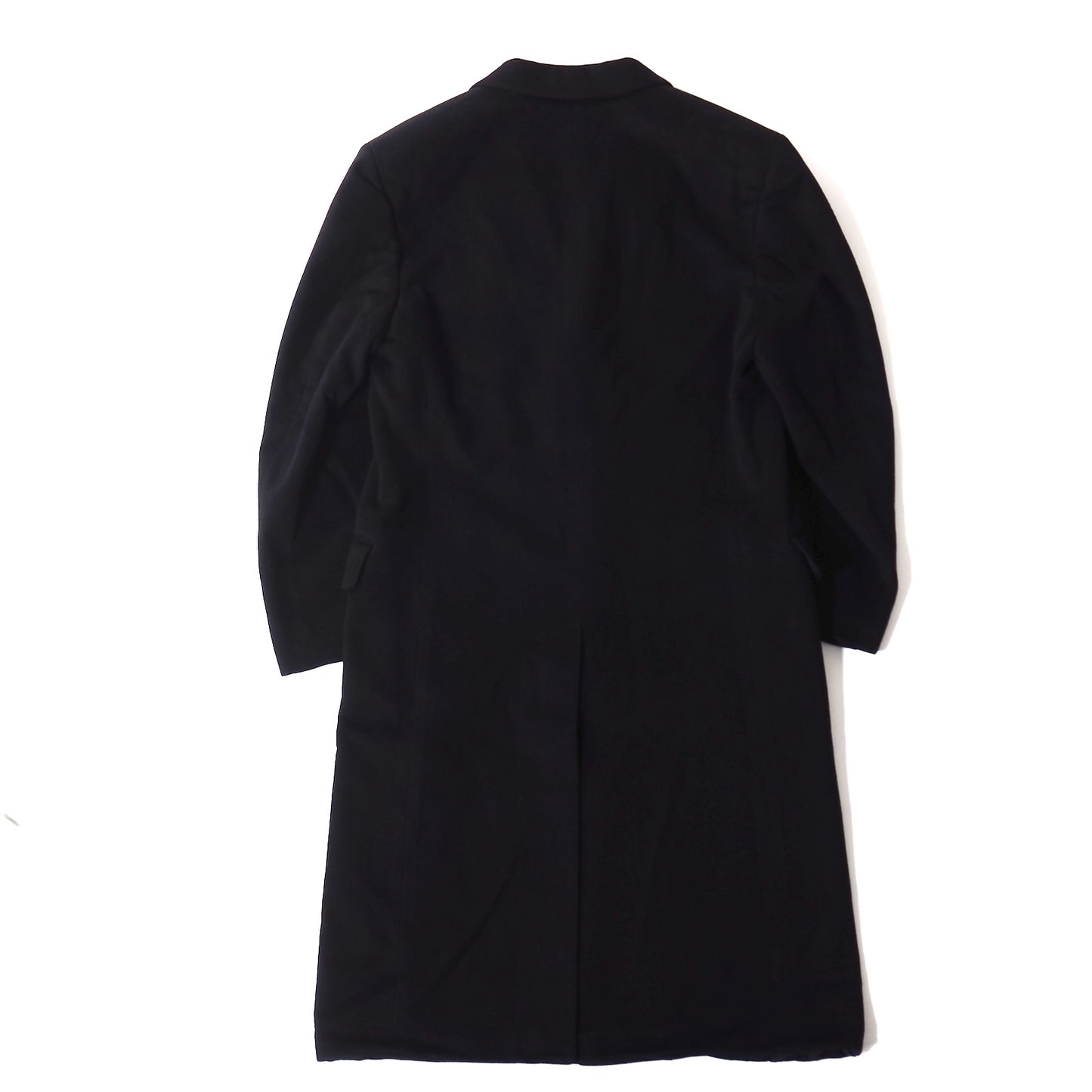 ランバン LANVIN イタリア製 ピュアカシミア チェスター コート 48 ブラック メンズ 正規品 5-ZJ034