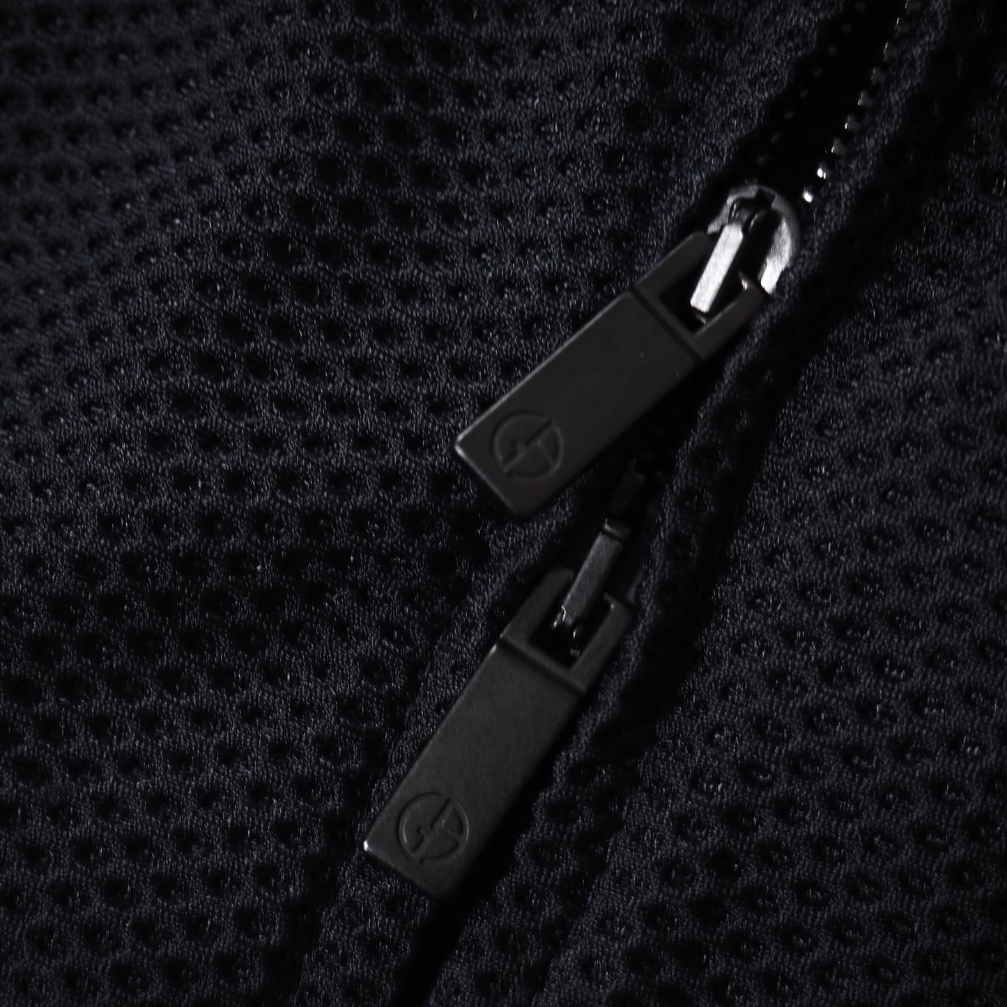 未使用 ジョルジオアルマーニ GIORGIO ARMANI イタリア製 20年製 ダブルジップ ジャケット 52 ブラック メンズ 正規品 5-ZJ036