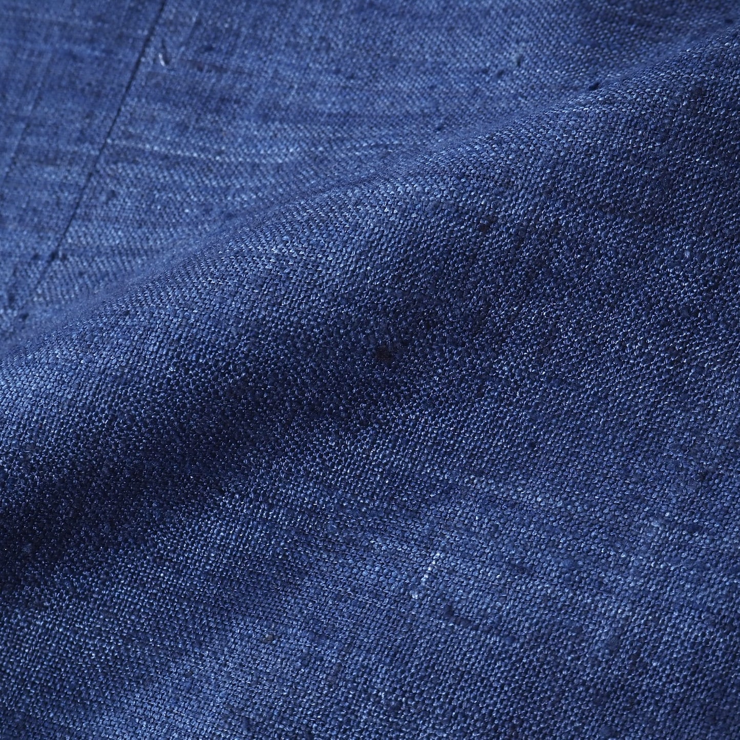 良品 エルメス HERMES ヴィンテージ イタリア製 ピュアシルク スタンドカラー ジャケット 48 ブルー メンズ 正規品 5-ZJ042