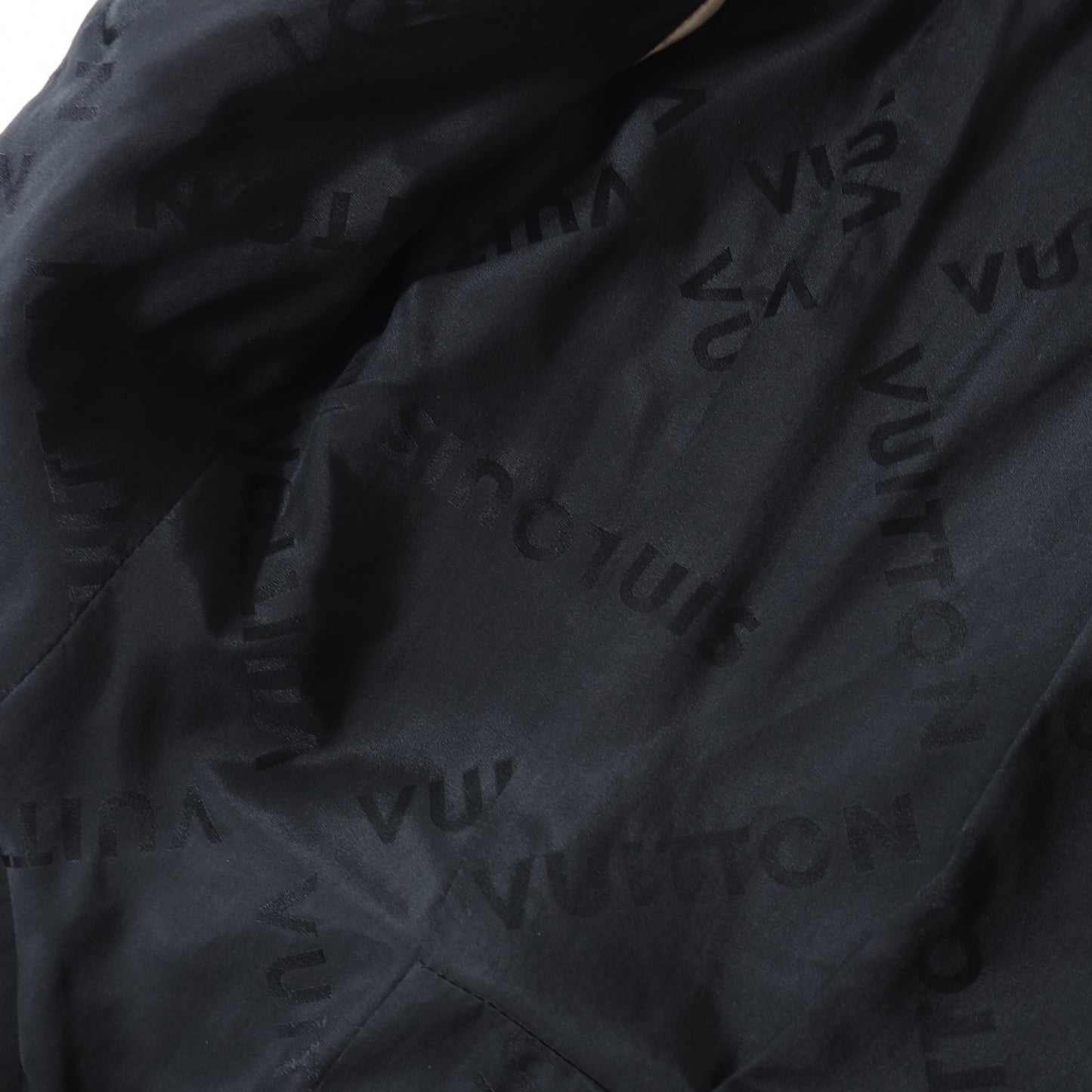 ルイヴィトン LOUIS VUITTON フランス製 ウール ミンクボタン ジャケット 36 ブラック レディース 正規品 5-ZJ047