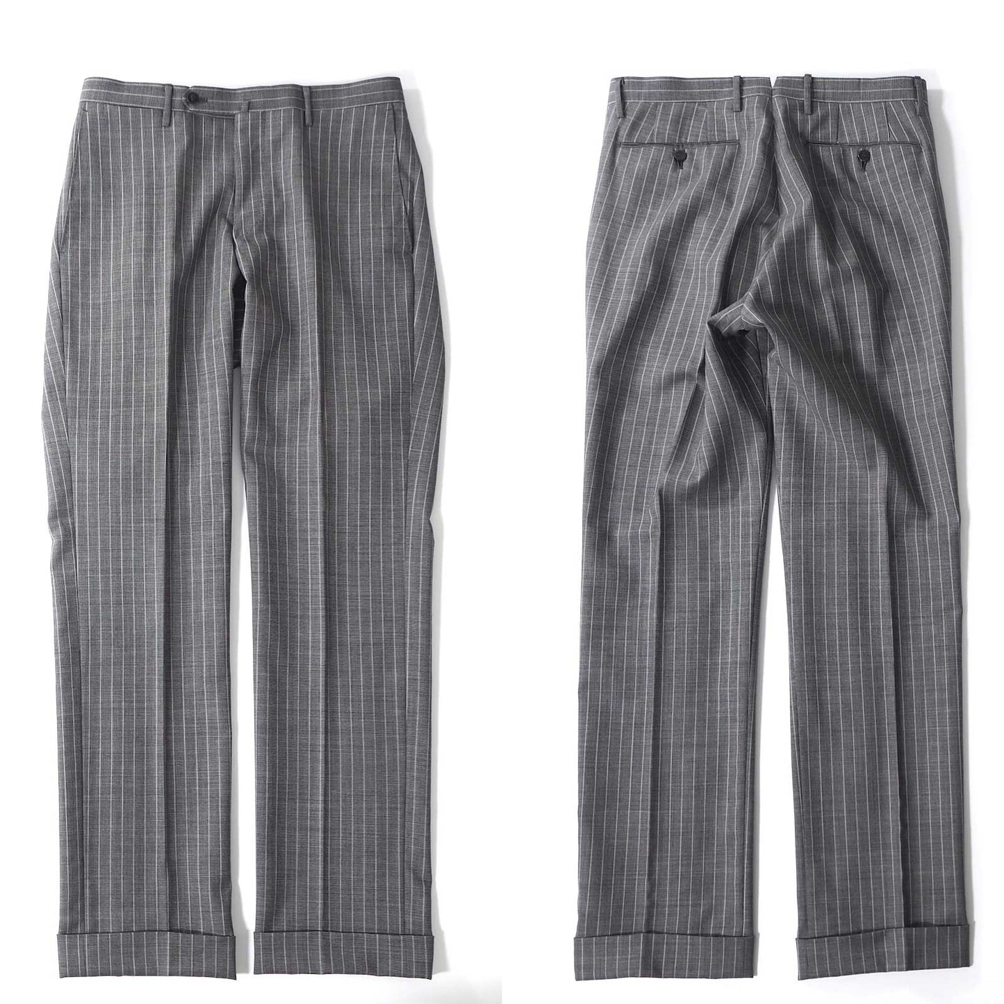 美品 リングジャケット RING JACKET リングヂャケット ウール スーツ 46 グレー メンズ 正規品 5-ZJ059