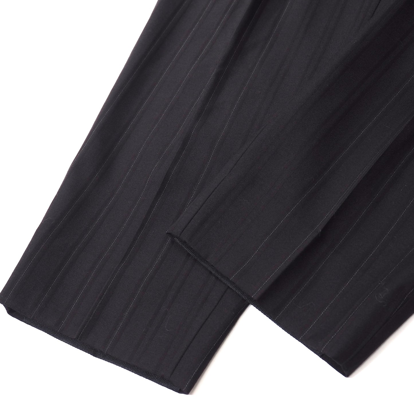 ジャンニヴェルサーチ GIANNI VERSACE ヴィンテージ ウール ダブルブレスト ストライプ スーツ 50 ダークグレー メンズ 正規品 5-ZJ068