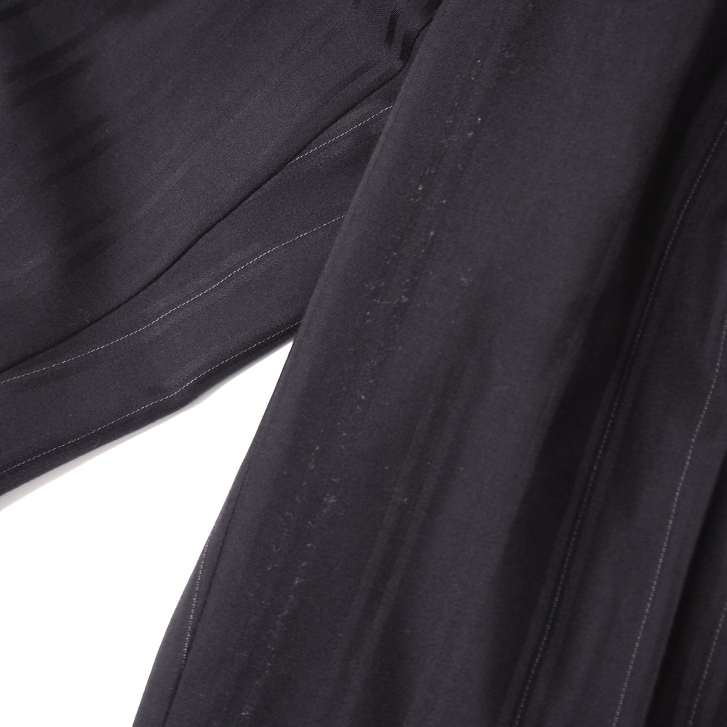 ジャンニヴェルサーチ GIANNI VERSACE ヴィンテージ ウール ダブルブレスト ストライプ スーツ 50 ダークグレー メンズ 正規品 5-ZJ068