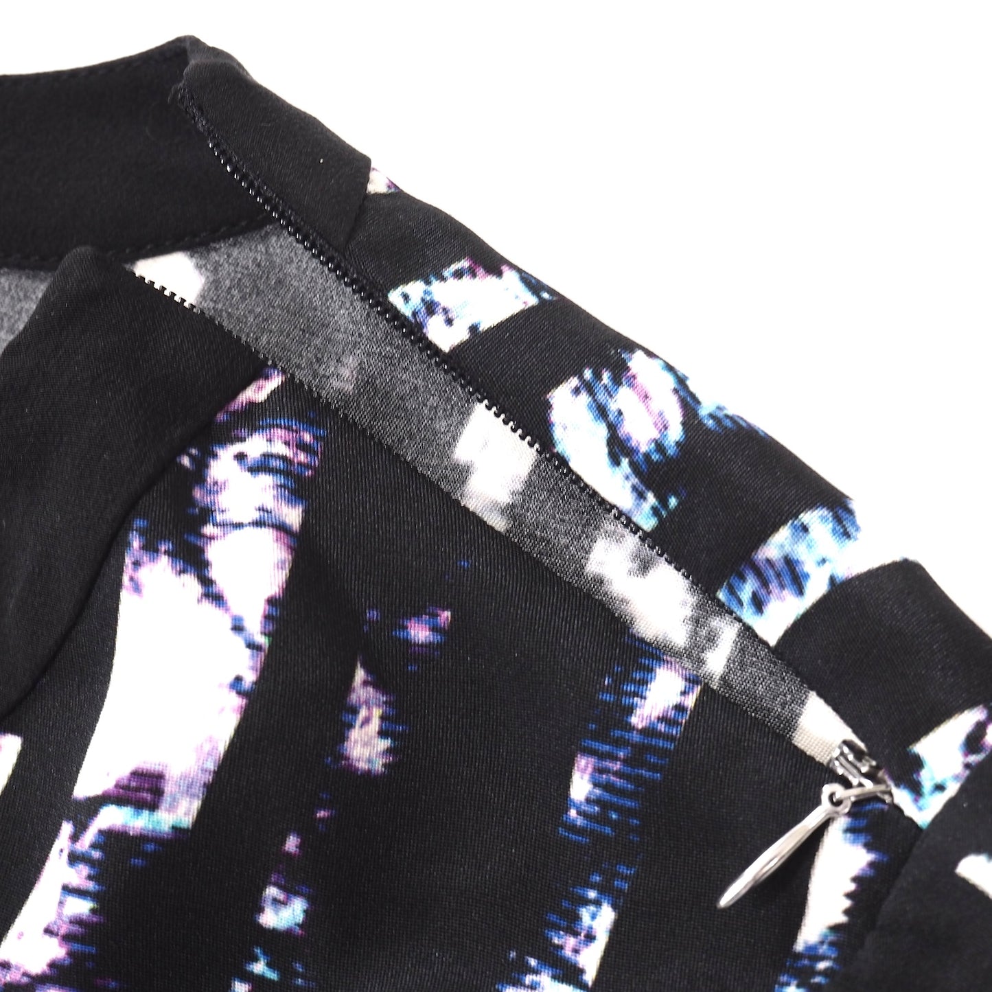 美品 アレキサンダーワン ALEXANDER WANG シルク 総柄 セットアップ 2 ブラック レディース 正規品 5-ZJ072
