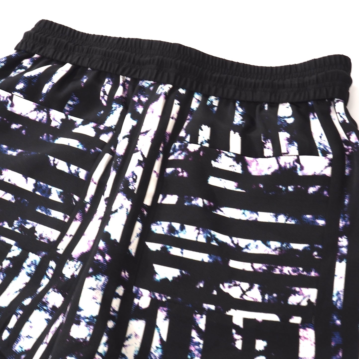 美品 アレキサンダーワン ALEXANDER WANG シルク 総柄 セットアップ 2 ブラック レディース 正規品 5-ZJ072