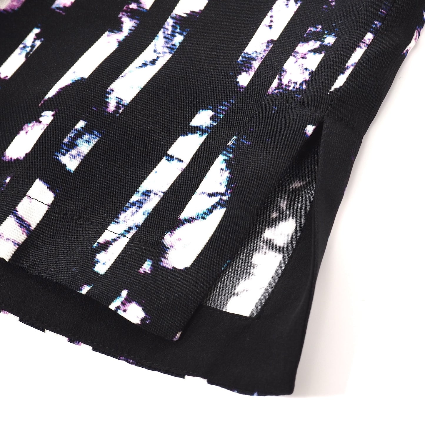 美品 アレキサンダーワン ALEXANDER WANG シルク 総柄 セットアップ 2 ブラック レディース 正規品 5-ZJ072