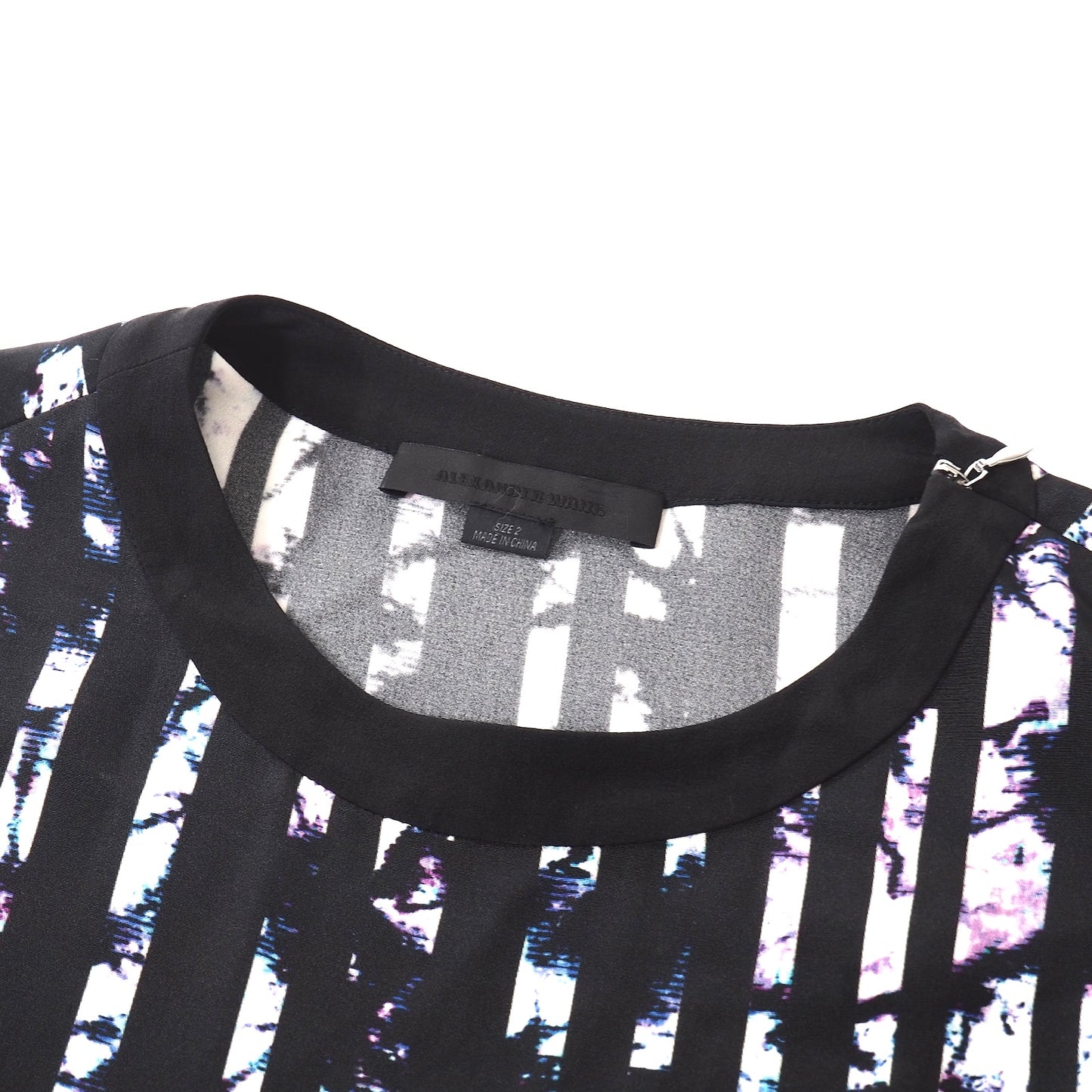 美品 アレキサンダーワン ALEXANDER WANG シルク 総柄 セットアップ 2 ブラック レディース 正規品 5-ZJ072
