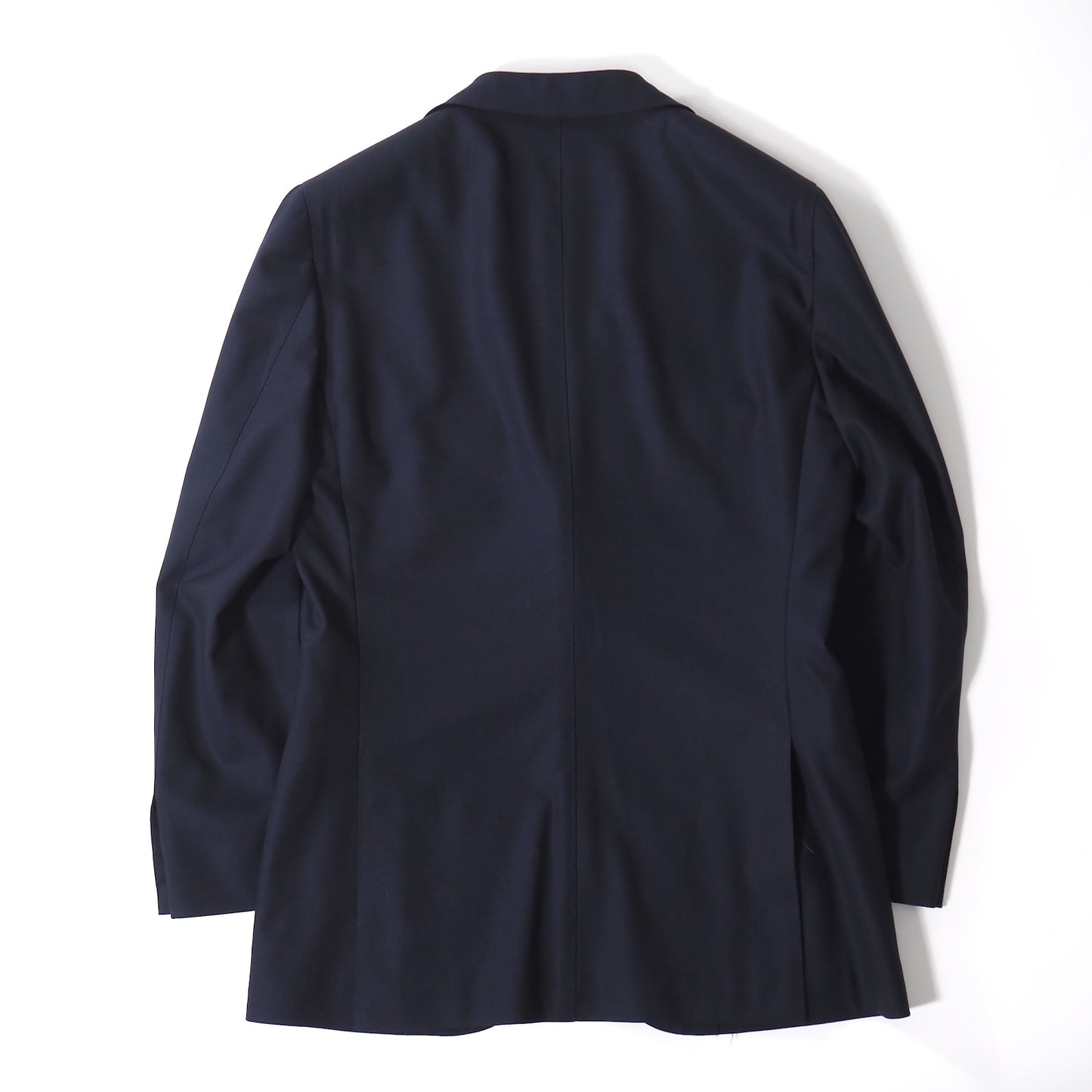 美品 ビームスエフ BEAMS F ウール セットアップ スーツ ジャケット パンツ アンコン 50 ネイビー メンズ 正規品 5-ZK007