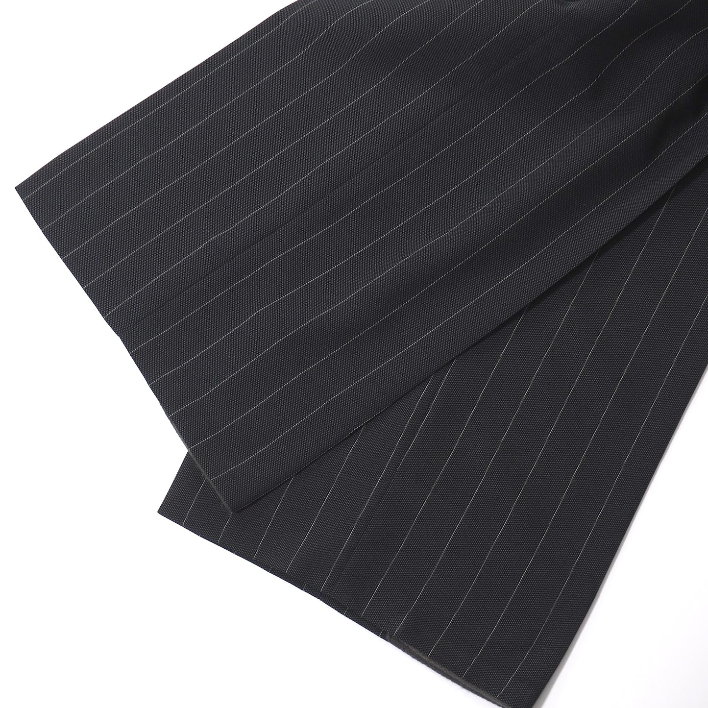 極美品 ジョルジオアルマーニ Giorgio Armani ウール ストライプ セットアップ スーツ ジャケット パンツ 46 ダークグレーストライプ メンズ 正規品 5-ZK010
