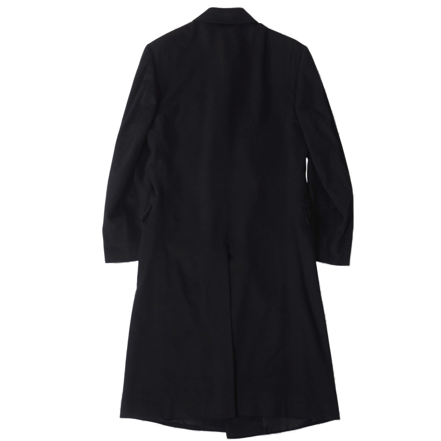 美品 エルメネジルドゼニア Ermenegildo Zegna SU MISURA ピュアカシミヤ ダブルブレスト コート 44 M相当 ブラック メンズ 正規品 5-ZK018