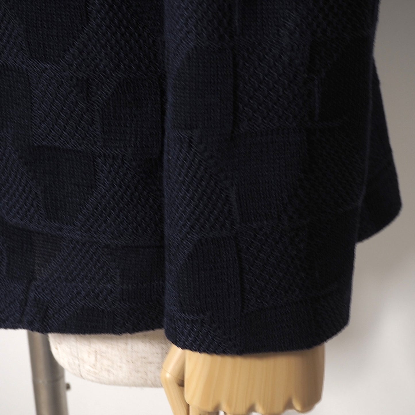 美品 エンポリオアルマーニ EMPORIO ARMANI 20年製 サマー テーラード ジャケット 48 ネイビー メンズ 正規品 6-AC006