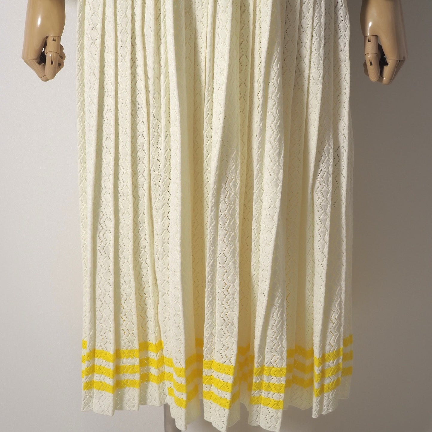 未使用 グッチ GUCCI x アディダス adidas フリル カシュクール ニットワンピース プリーツ M レディース 正規品 6-AC013