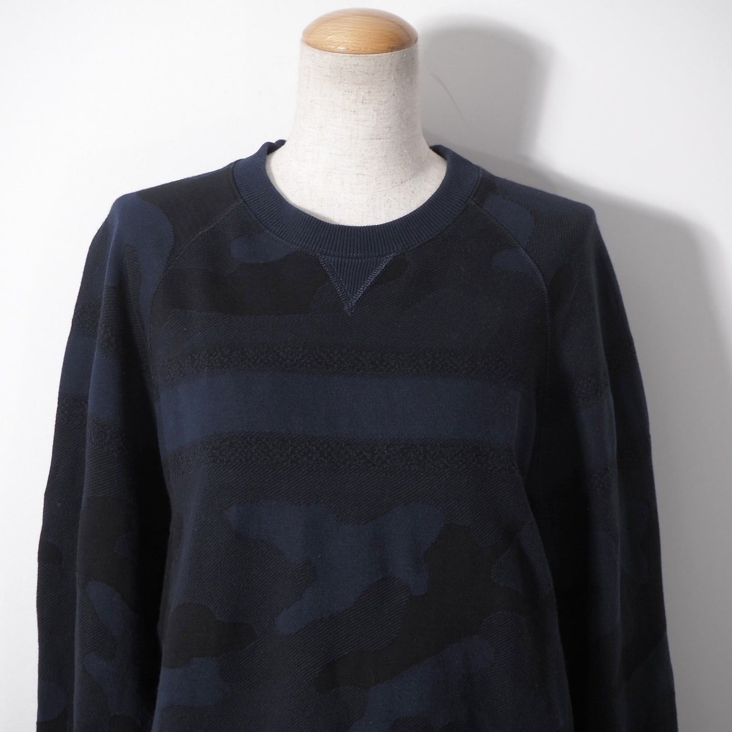 クリスチャンディオール Christian Dior 20SS プルオーバー 42 カモフラージュ柄 ネイビー ブラック レディース 正規品 6-AC016