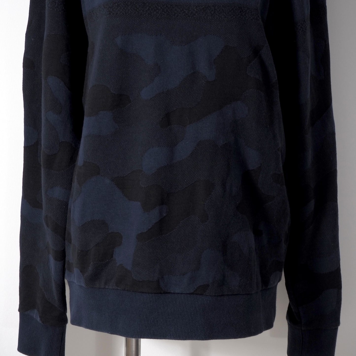 クリスチャンディオール Christian Dior 20SS プルオーバー 42 カモフラージュ柄 ネイビー ブラック レディース 正規品 6-AC016