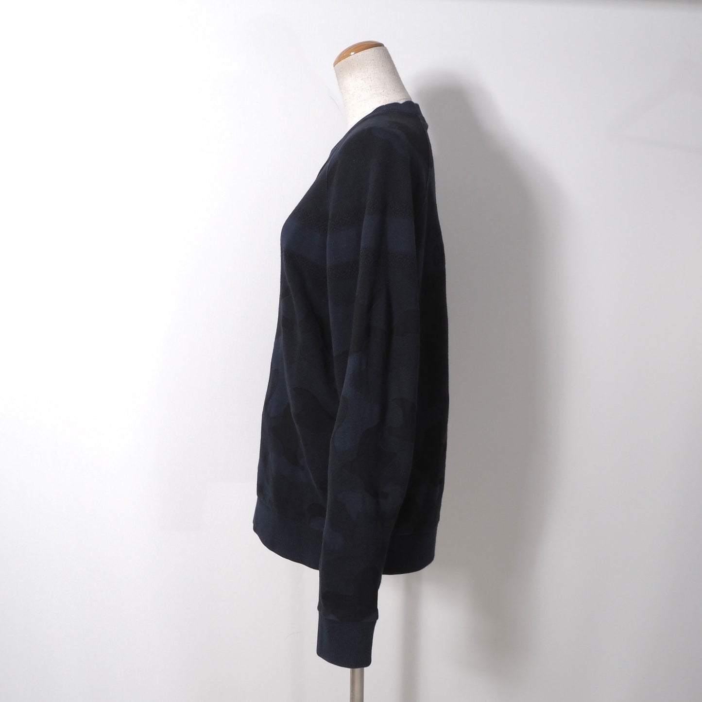 クリスチャンディオール Christian Dior 20SS プルオーバー 42 カモフラージュ柄 ネイビー ブラック レディース 正規品 6-AC016