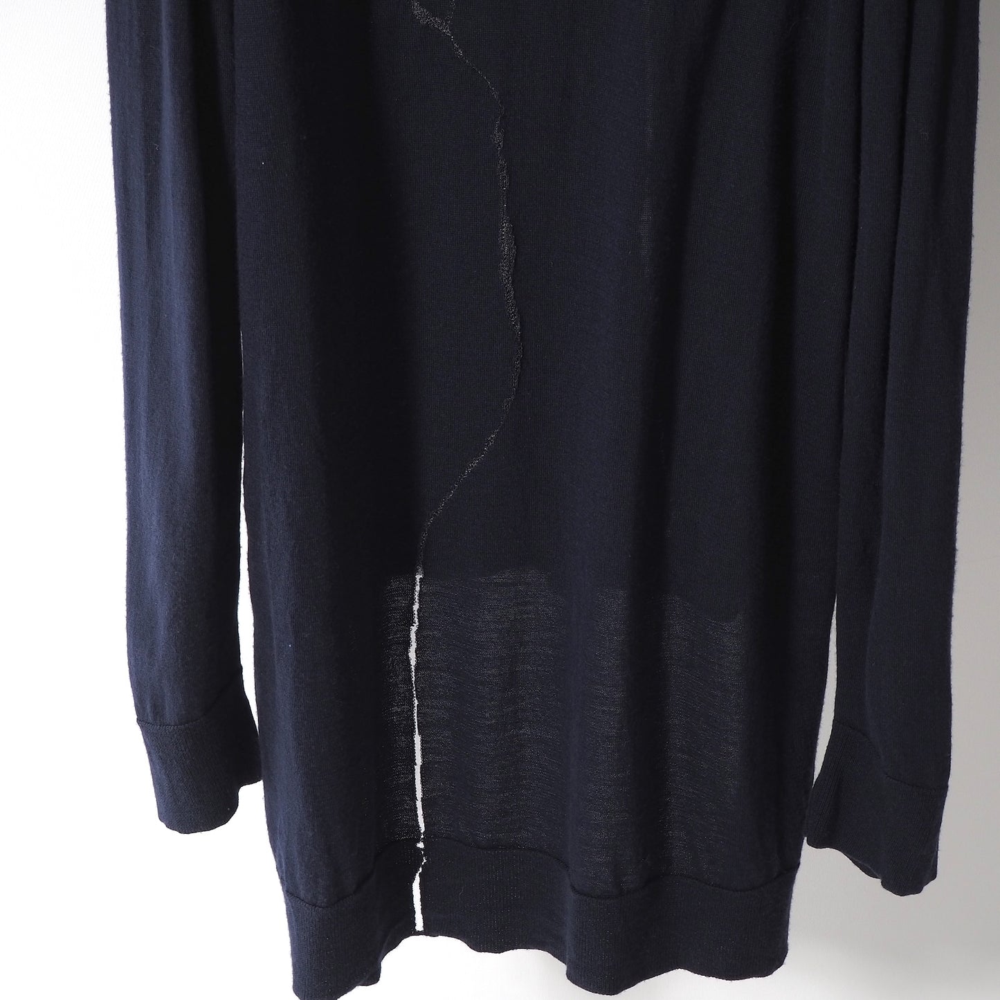 ディオール DIOR 20AW 変形ニット セーター L ネイビー メンズ 正規品 6-AD005