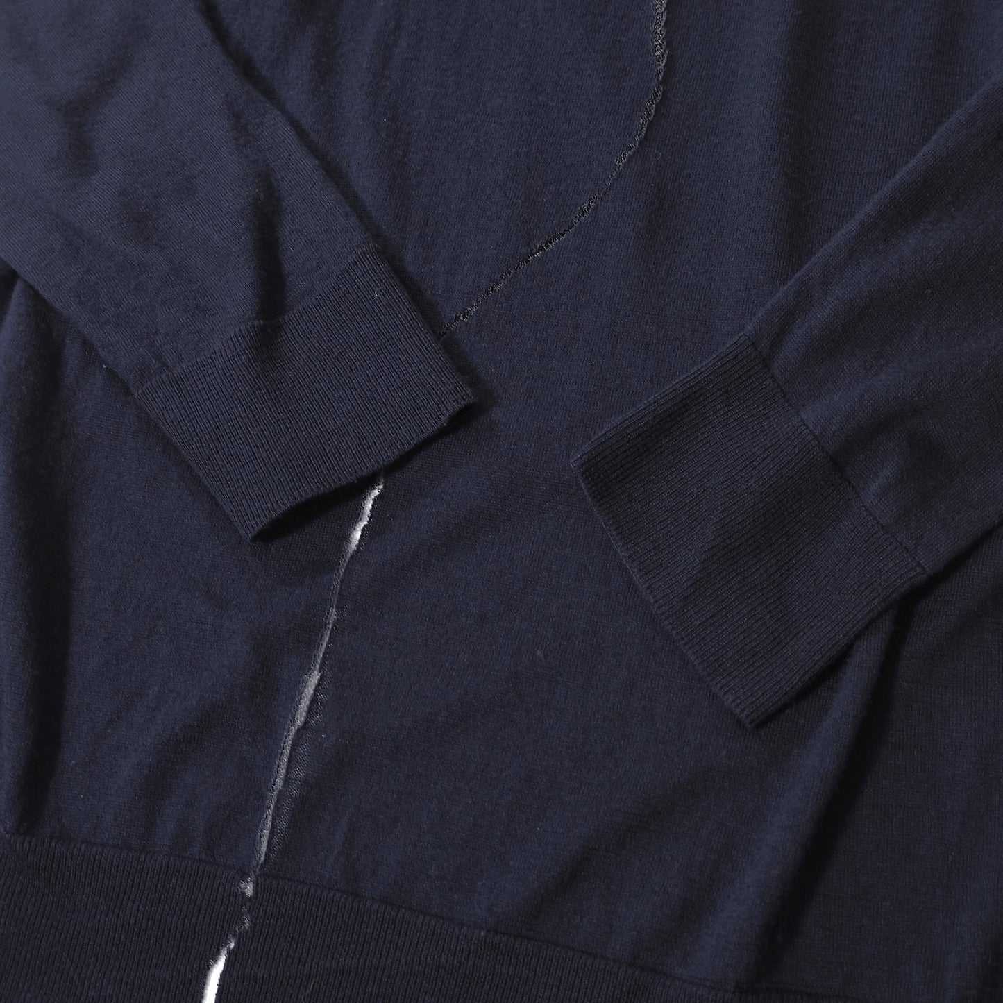 ディオール DIOR 20AW 変形ニット セーター L ネイビー メンズ 正規品 6-AD005