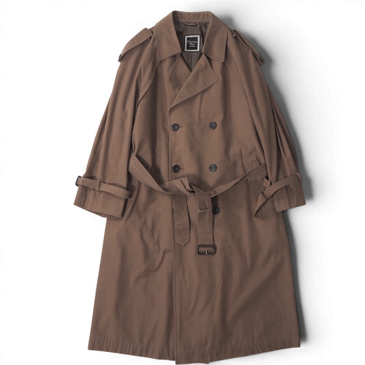 クリスチャンディオール Christian Dior MONSIEUR ヴィンテージ トレンチコート M ブラウン メンズ 正規品 6-AD007