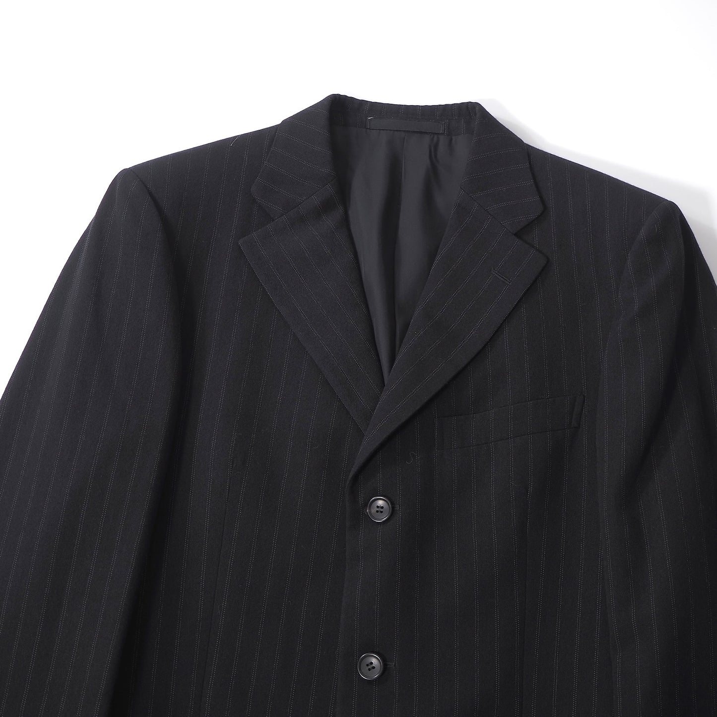 グッチ GUCCI トムフォード期 ウール スーツ ジャケット スラックス 48 ブラック メンズ 正規品 6-AD009