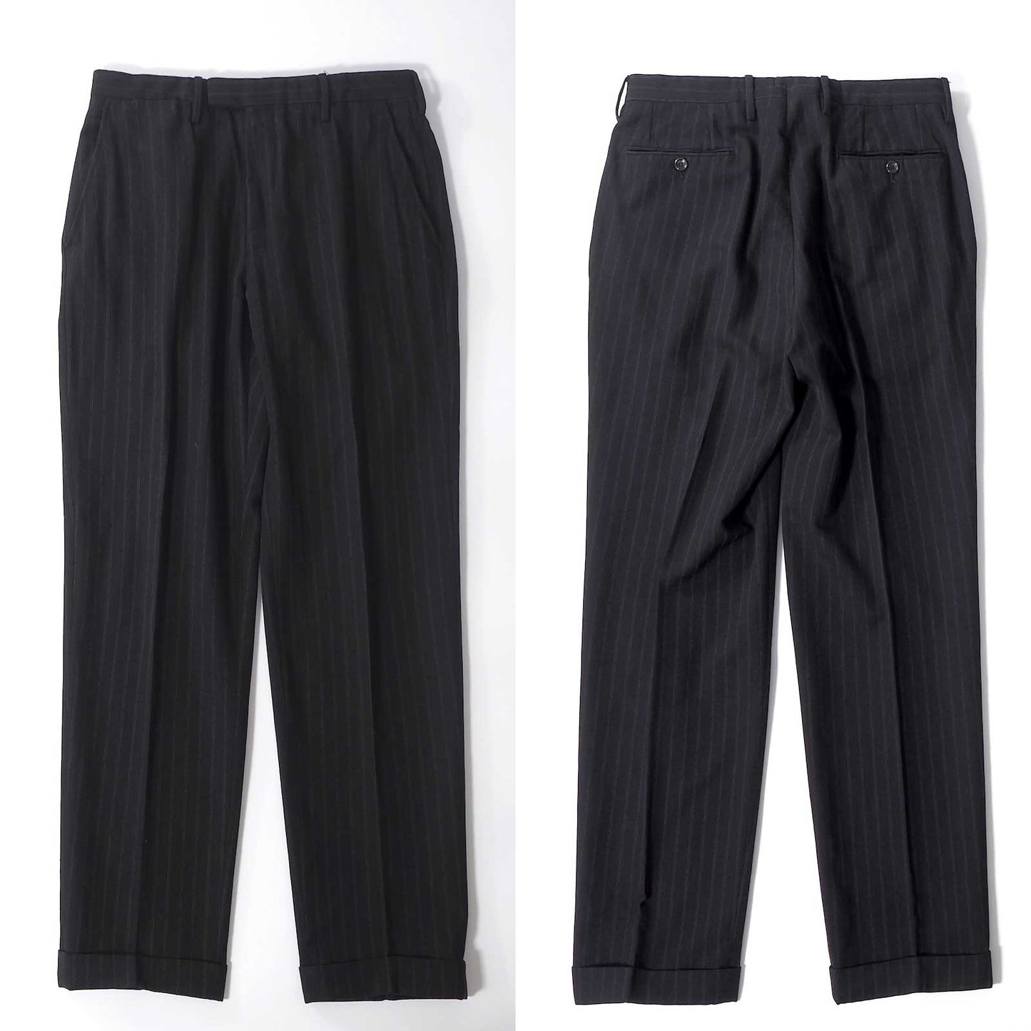 グッチ GUCCI トムフォード期 ウール スーツ ジャケット スラックス 48 ブラック メンズ 正規品 6-AD009
