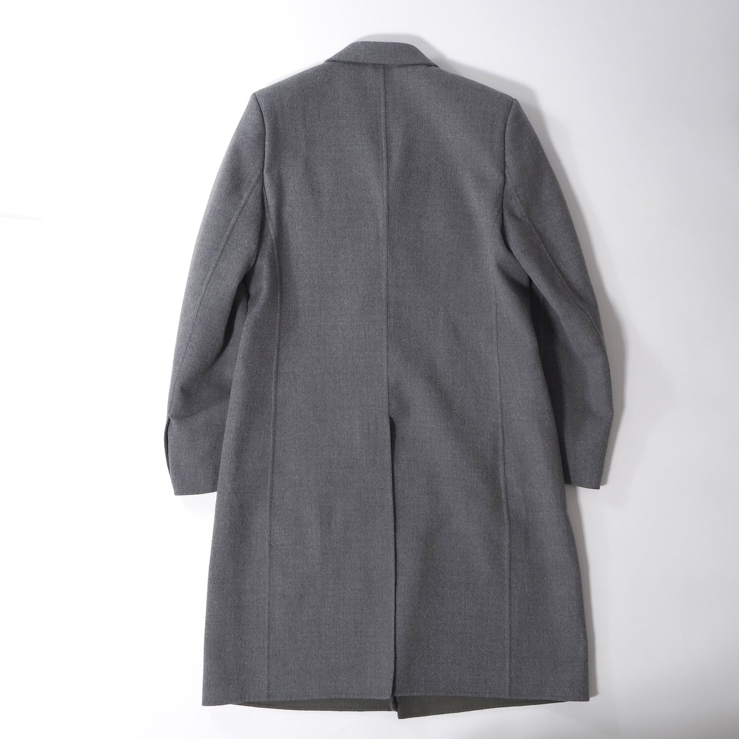 美品 ディオール DIOR 22SS ダブルフェイス ウール ダブルブレスト コート 48 グレー メンズ 正規品 6-AD011