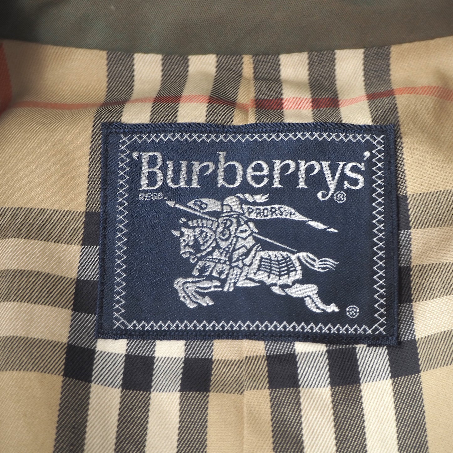 美品 バーバリー Burberry’s ヴィンテージ トレンチコート 90 165 カーキ メンズ 正規品 6-AD017