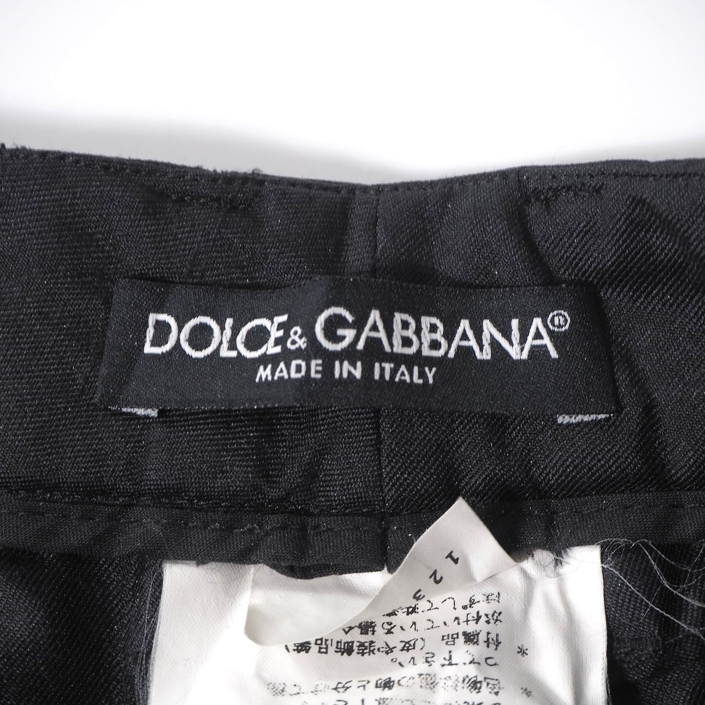 美品 ドルチェ＆ガッバーナ DOLCE＆GABBANA ピュアシルク パンツ 42 ブラック レディース 正規品 6-AE028
