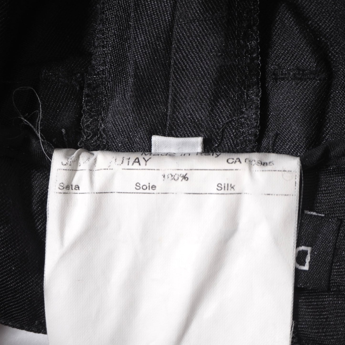 美品 ドルチェ＆ガッバーナ DOLCE＆GABBANA ピュアシルク パンツ 42 ブラック レディース 正規品 6-AE028