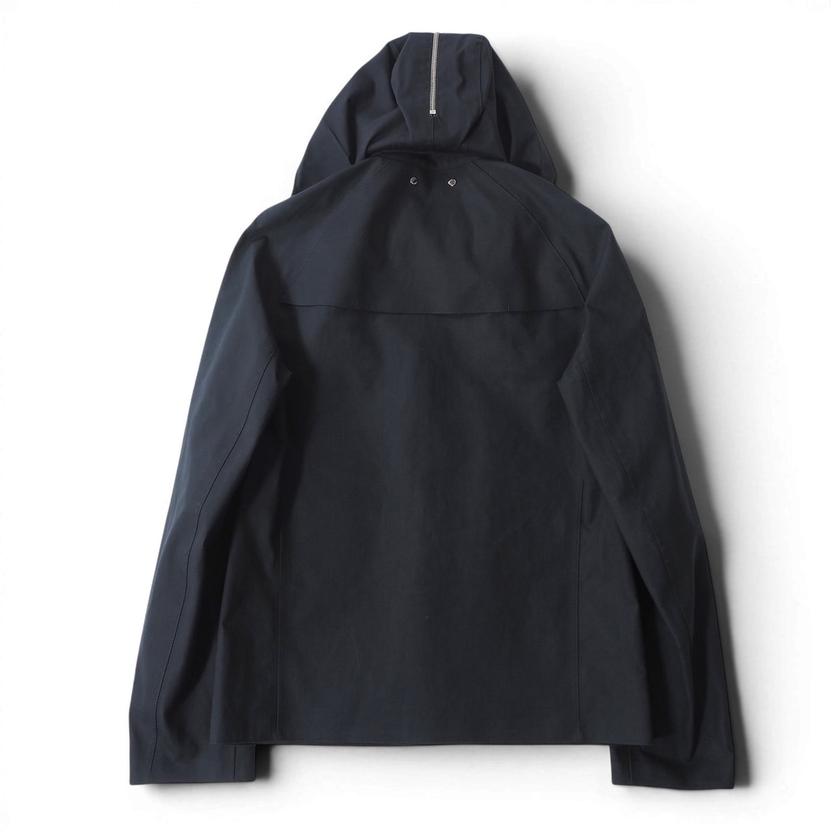 ルイヴィトン LOUIS VUITTON 裏地ダミエ柄 フーデッド ジャケット マッキントッシ 46 ネイビー メンズ 正規品 6-AE031