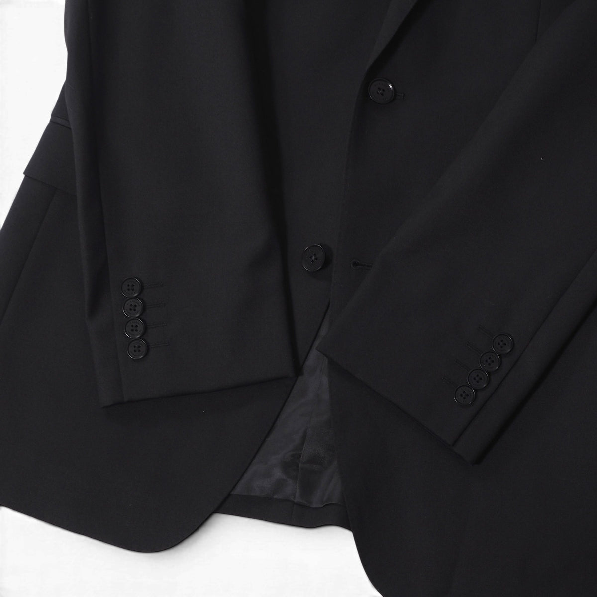 美品 バーバリー ブラックレーベル BURBERRY BALACK LABEL ウール スーツ ジャケット パンツ 40 ブラック メンズ 正規品 6-AE033