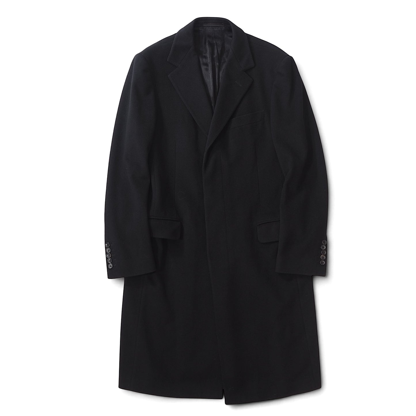 グッチ GUCCI by Tom Ford アーカイブ トムフォード期 ウール チェスターコート 50 ブラック メンズ 正規品 6-AG038