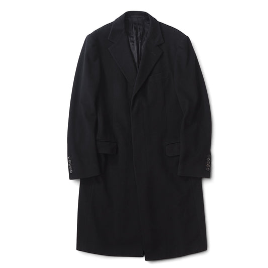 グッチ GUCCI by Tom Ford アーカイブ トムフォード期 ウール チェスターコート 50 ブラック メンズ 正規品 6-AG038