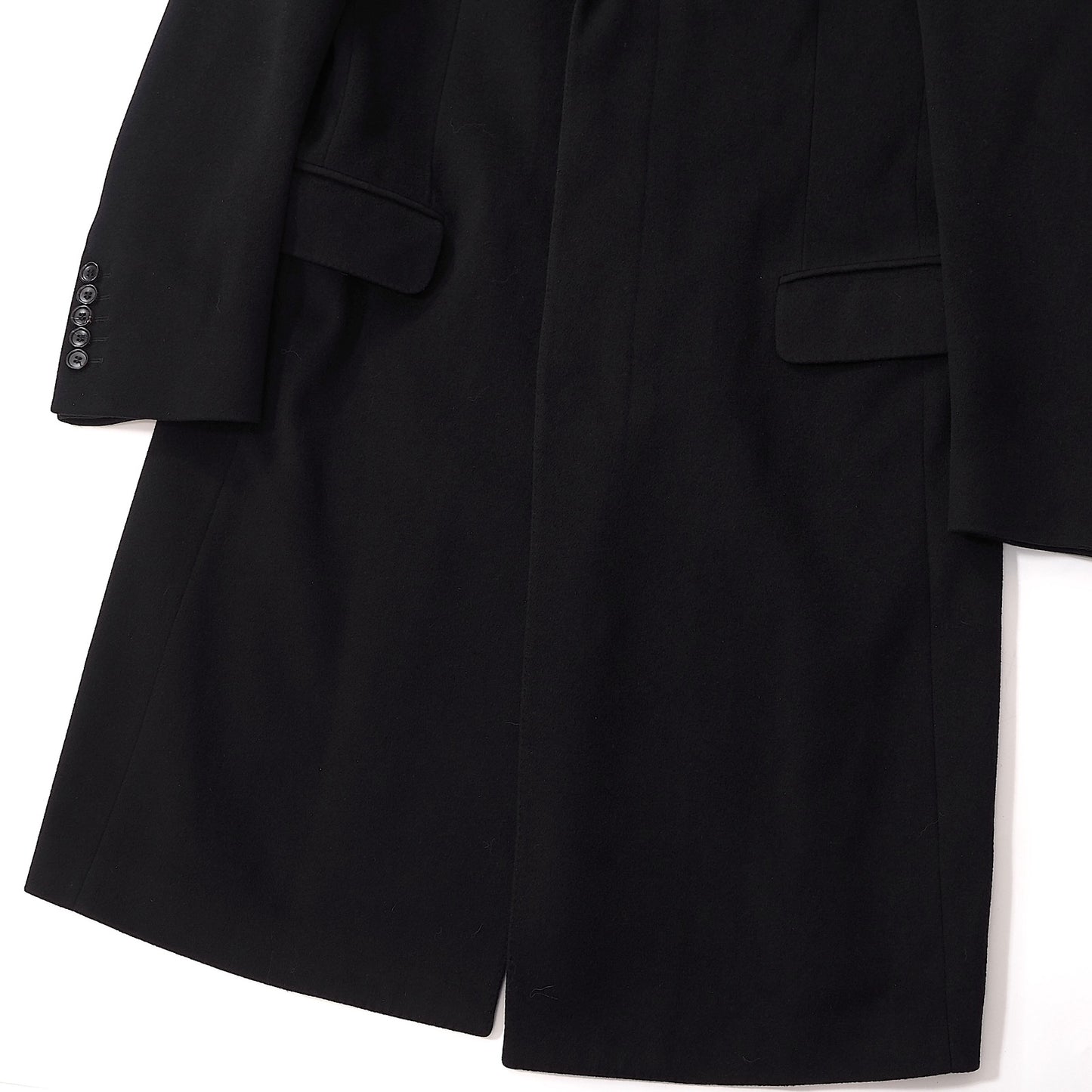 グッチ GUCCI by Tom Ford アーカイブ トムフォード期 ウール チェスターコート 50 ブラック メンズ 正規品 6-AG038