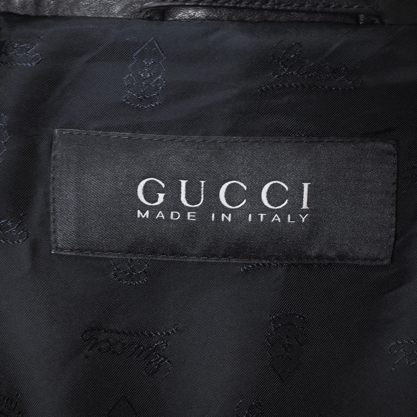 グッチ GUCCI トムフォード期 ナッパレザー ダブルライダースジャケット 48 ブラック メンズ 正規品 6-DE030
