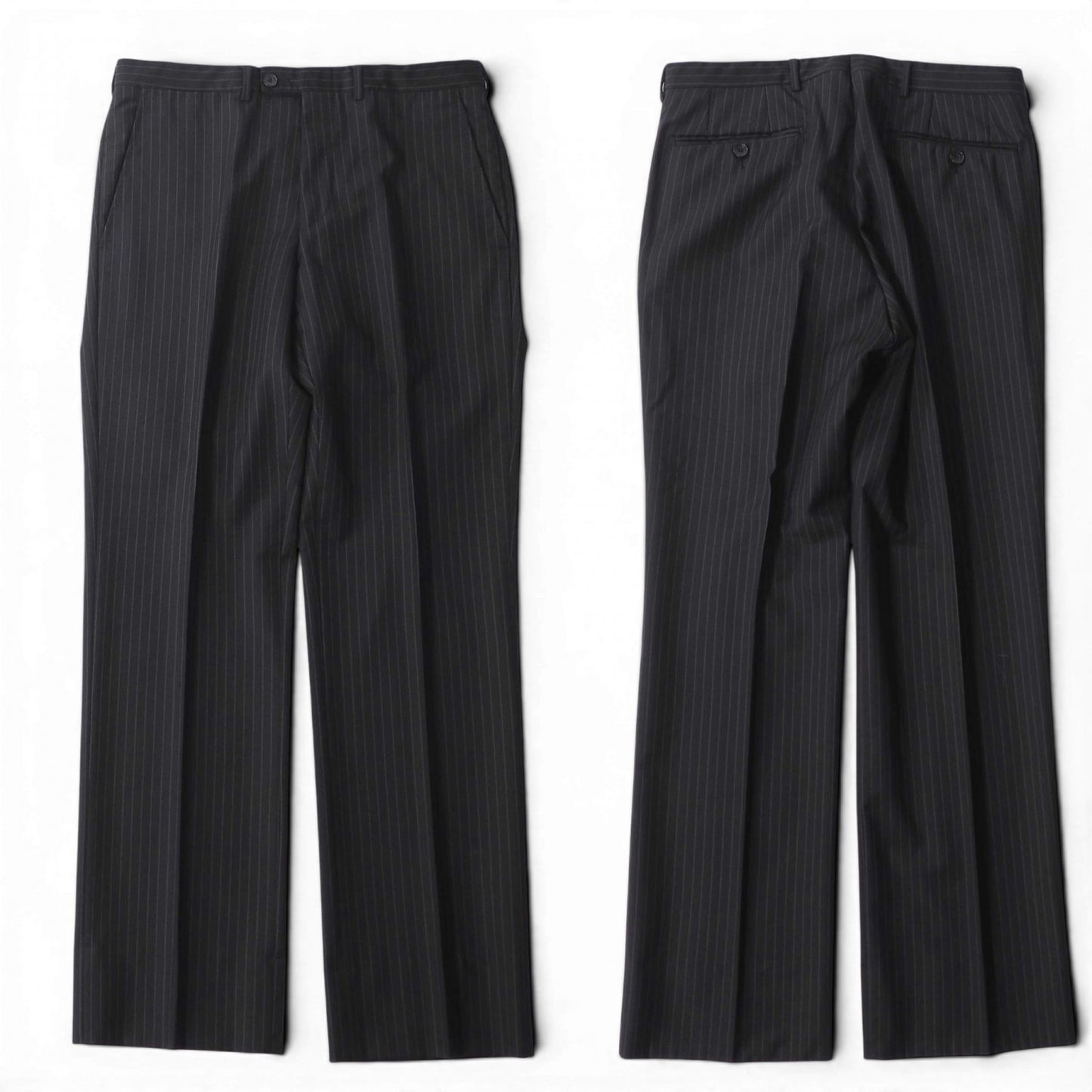 グッチ GUCCI トムフォード期 スーツ ジャケット パンツ 46 ダークグレーストライプ メンズ 正規品 6-DE031