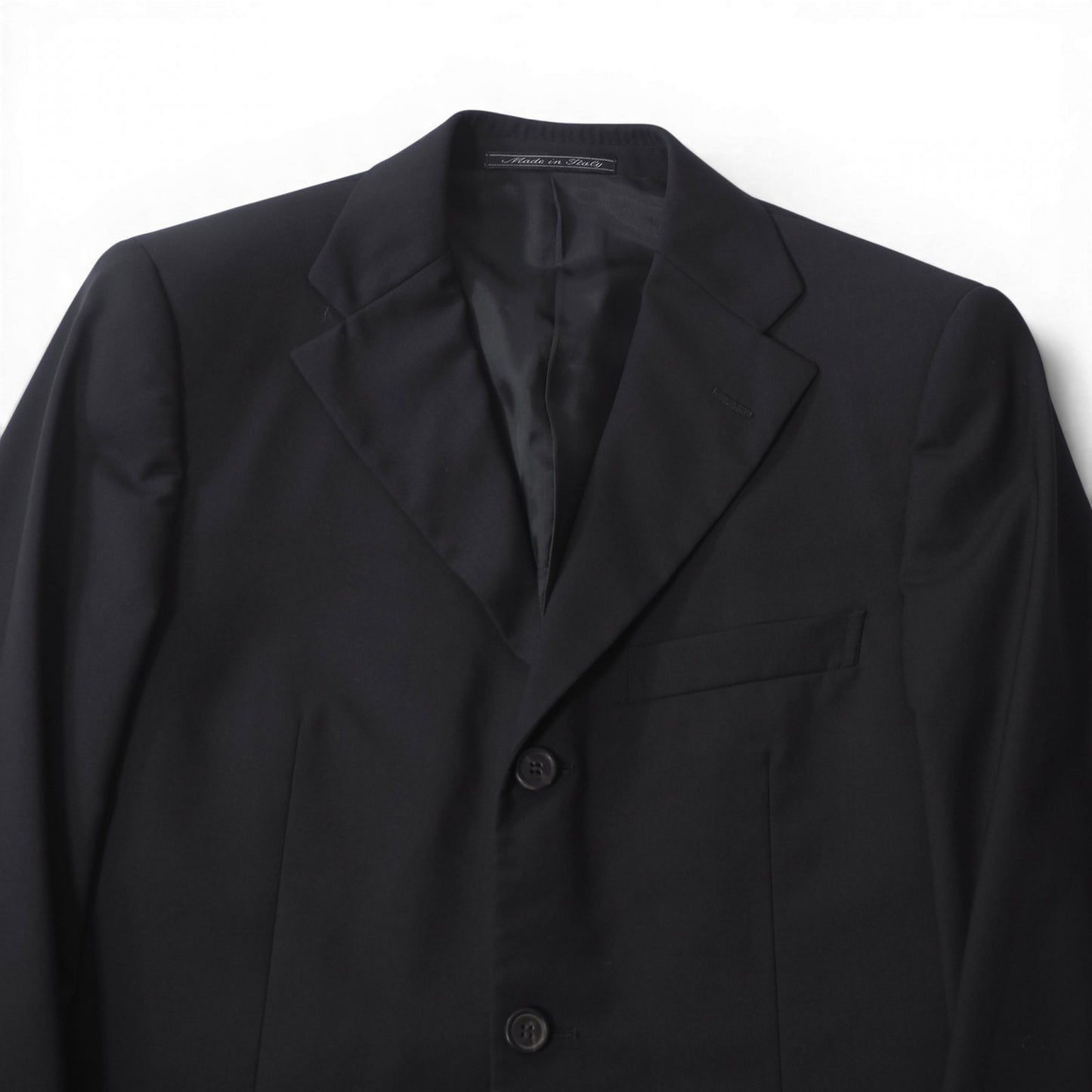 グッチ GUCCI トムフォード期 ウール スーツ ジャケット パンツ 46 ブラック メンズ 正規品 6-DE032