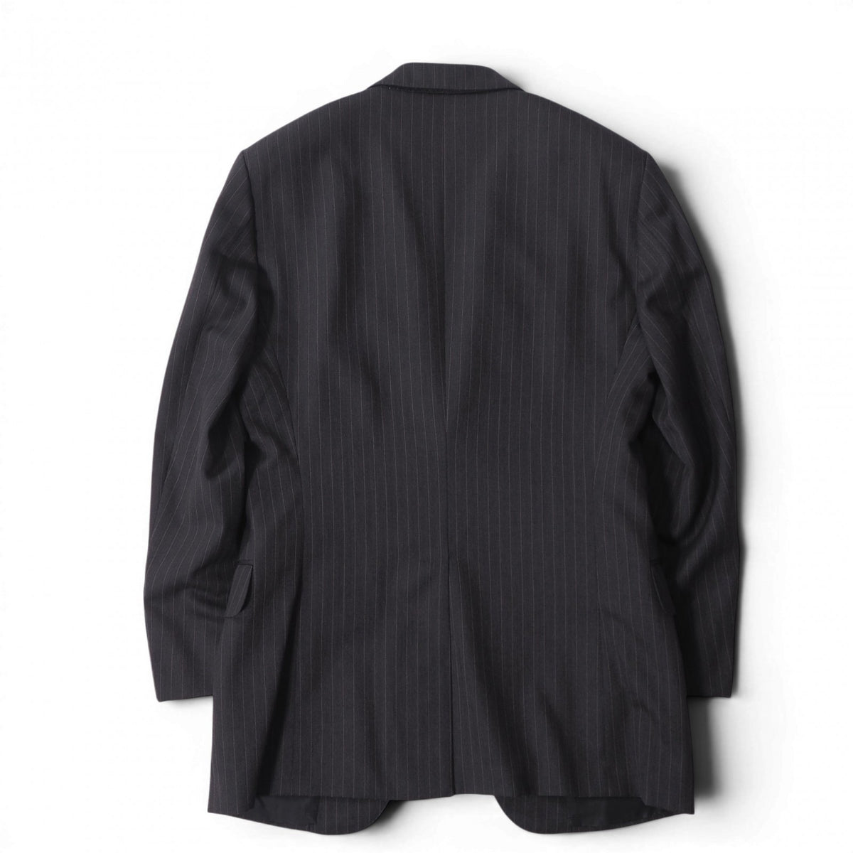 グッチ GUCCI トムフォード期 スーツ ピークド ジャケット パンツ 46 グレーストライプ メンズ 正規品 6-DE036