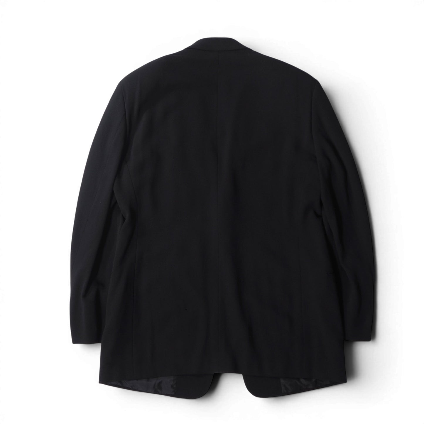 ジョルジオアルマーニ GIORGIO ARMANI ヴィンテージ 黒タグ ウール ストレッチ スーツ 50 ブラック メンズ 正規品 6-DE039