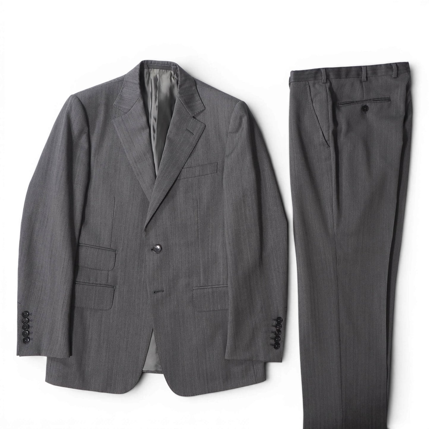 グッチ GUCCI アーカイブ トムフォード期 ウール モヘア スーツ ジャケット パンツ 48 グレー メンズ 正規品 6-DF044