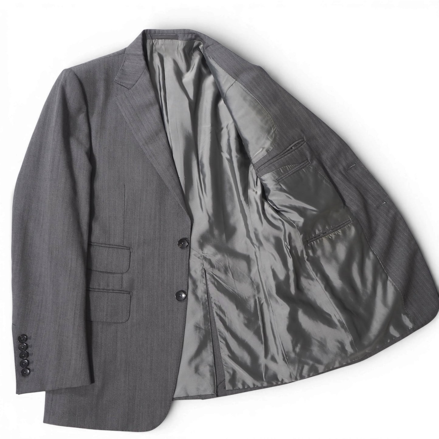 グッチ GUCCI アーカイブ トムフォード期 ウール モヘア スーツ ジャケット パンツ 48 グレー メンズ 正規品 6-DF044