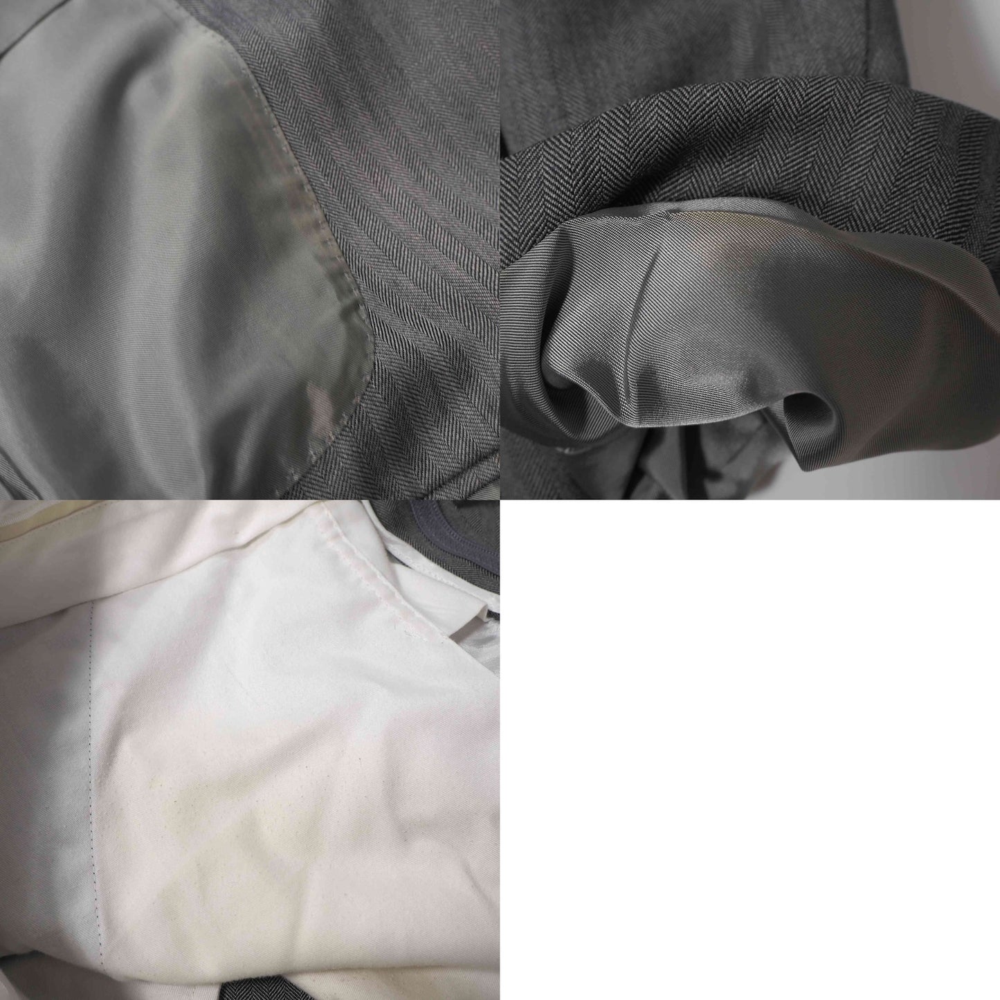 グッチ GUCCI アーカイブ トムフォード期 ウール モヘア スーツ ジャケット パンツ 48 グレー メンズ 正規品 6-DF044