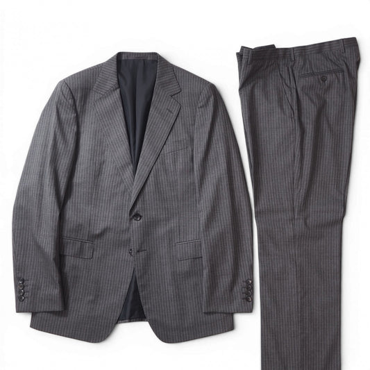 グッチ GUCCI アーカイブ トムフォード期 ウール スーツ ジャケット パンツ 50 グレー メンズ 正規品 6-DF047