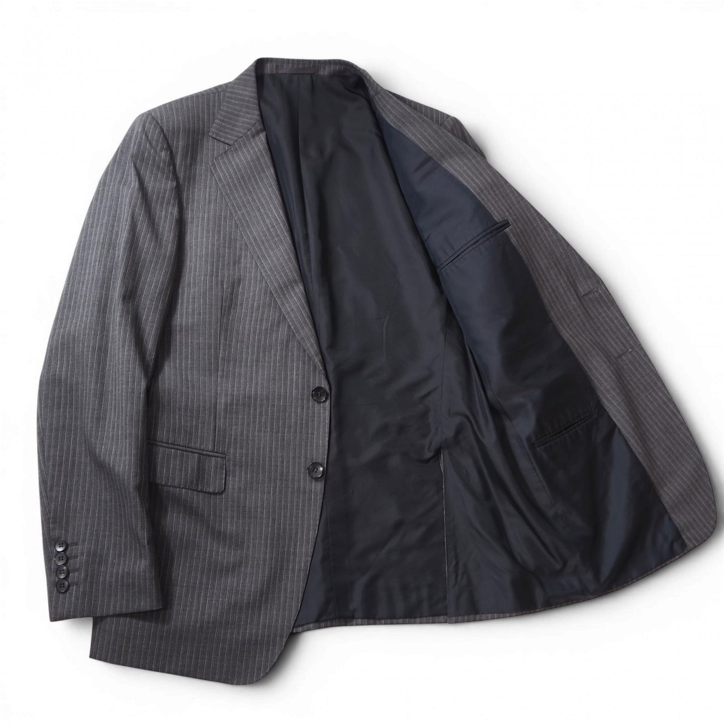 グッチ GUCCI アーカイブ トムフォード期 ウール スーツ ジャケット パンツ 50 グレー メンズ 正規品 6-DF047
