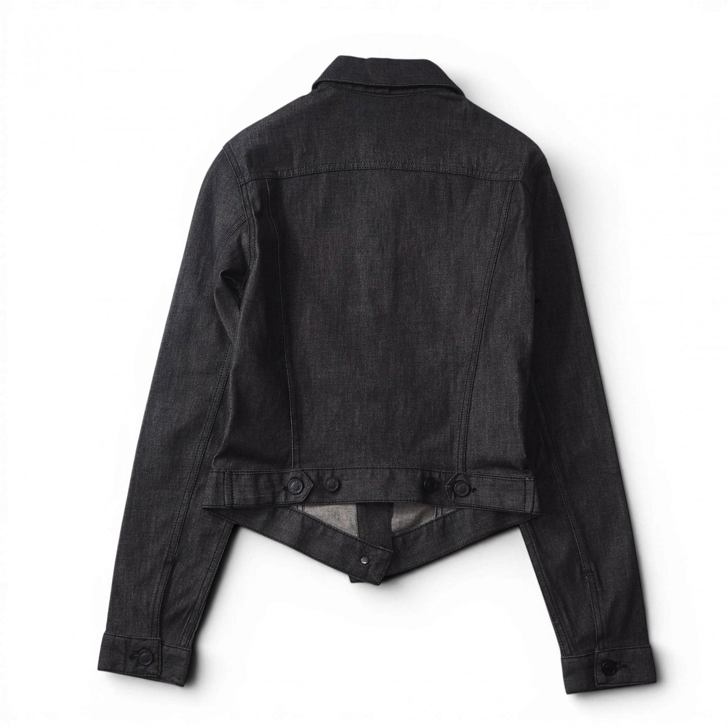 美品 グッチ GUCCI アーカイブ トムフォード期 デニムジャケット 38 ブラック レディース 正規品 6-DF053